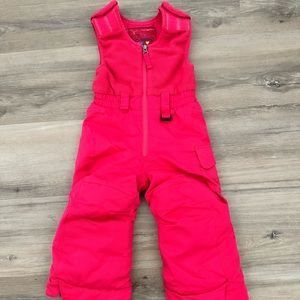 Girls 2T snow bibs overalls